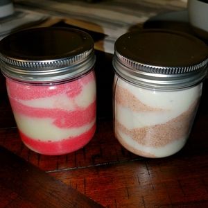 Handmade sugar scrub